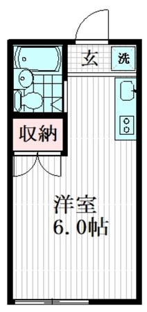 若葉コーポの物件間取画像